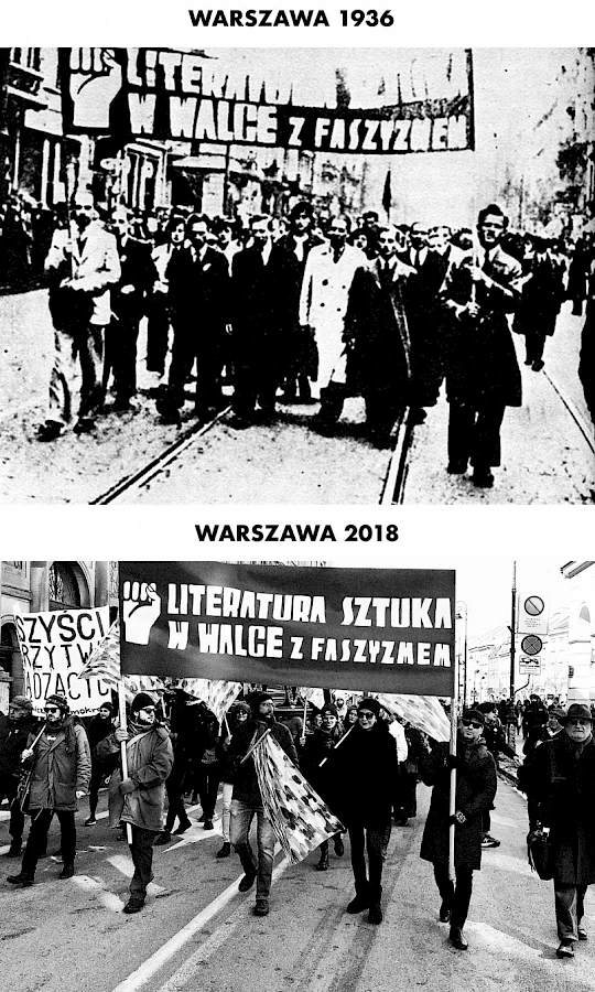 Art And Literature Against Fascism Warsaw 1936 2018 Collage By Witek Orski
