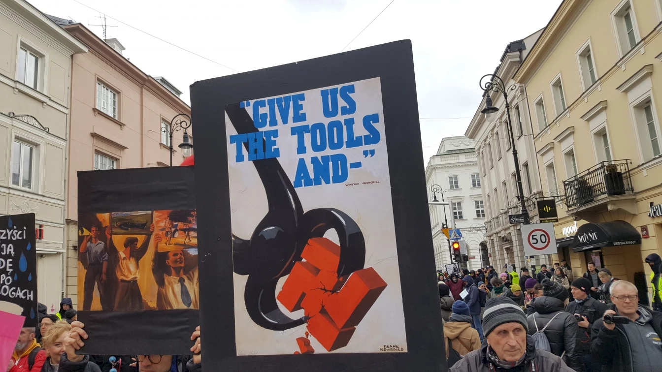 Give Us The Tools And At The March Against Racism And Fascism Warsaw 2019 Image By Kuba Szreder